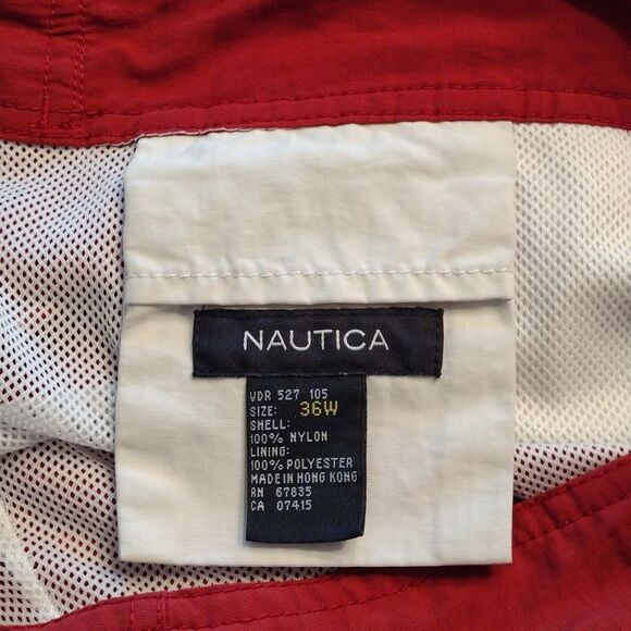 Vintage Nautica NS83 Swim shorts, Size 36, Red, White and Blue. - Picture 7 of 8